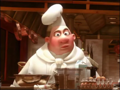 De quel homme politique (qui fut Premier ministre durant 6 ans) ce pâtissier que l'on rencontre dans le dessin animé de Disney "Ratatouille" porte-t-il le nom ?