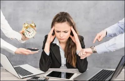 Que faites-vous en cas de stress au travail ?