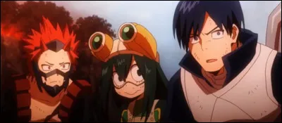 Les cheveux de Eijiro et de Tenya sont :