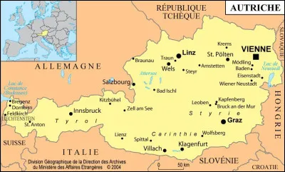 Quelle commune n'est pas située en Autriche ?