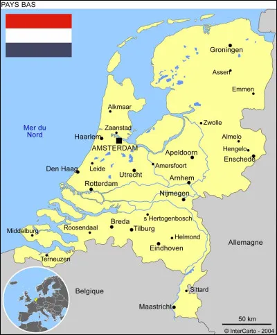 Quelle commune n'est pas située aux Pays-Bas ?