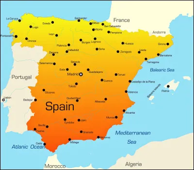 Quelle commune n'est pas située en Espagne ?