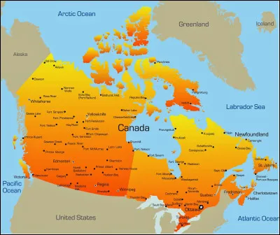 Quel nom correspond à une commune du Canada ?