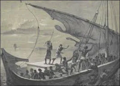 Quels sont les trois pôles géographiques où se déroulait le commerce triangulaire aux XVIIIe et XIVe siècles ?