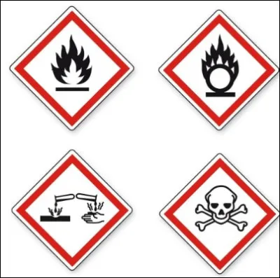 Quel pictogramme indique un produit toxique ?