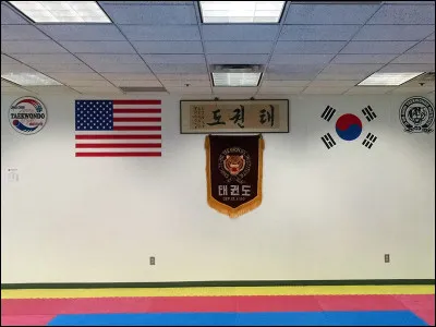 O&ugrave; s'entrainent les personnes faisant du taekwondo ?