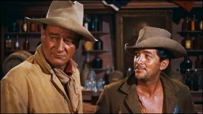 Quels acteurs se partagent l'affiche du film "Rio Bravo", en 1959 ?