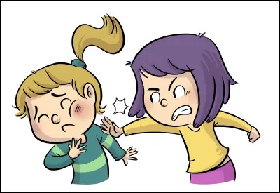 Avez-vous déjà tapé quelqu'un ou avez-vous été témoin ?