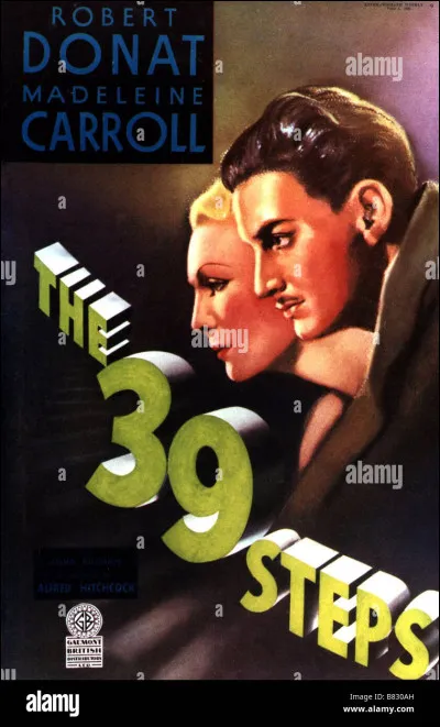"Les 39 marches" est un long-métrage réalisé par Alfred Hitchcock.