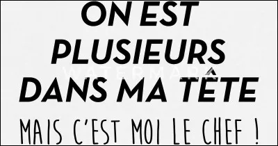 Avoir une ... dans la ... !