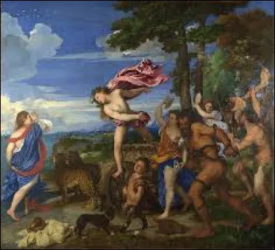 "Bacchus et Ariane" est une peinture de la Renaissance réalisée par Titien entre 1520 et 1523.