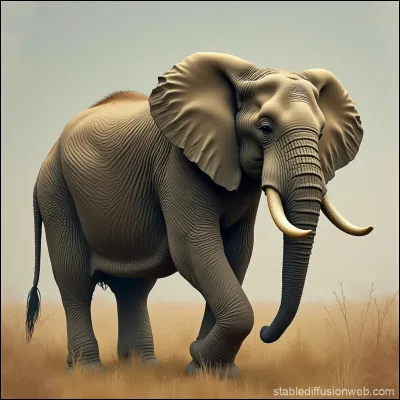 Voici le plus gros mammifère terrestre sur Terre. Il existe trois espèces principales.
Quel est cet animal ?