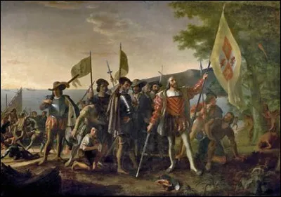 Qu'a fait Christophe Colomb quand il a eu pos&eacute; un pied sur ce qui sera appel&eacute; l'Am&eacute;rique 15 ans plus tard soit un an apr&egrave;s sa mort ?