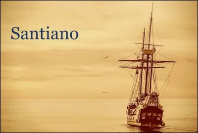 Quel est le port de destination du fameux trois mats de Santiano ?