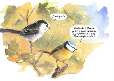 Comment s'appelle la mésange bleue dont on peut lire l'histoire aux tout petits enfants ?