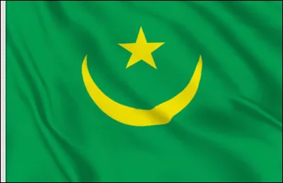 Ce drapeau était celui de la Mauritanie jusquau 15 août 2017, avant que le président Mohamed Ould Abdel Aziz obtienne 85,61 % des suffrages en faveur dune modification sur ce drapeau lors dun référendum quil avait organisé. Qua-t-on ajouté sur le nouveau drapeau ?