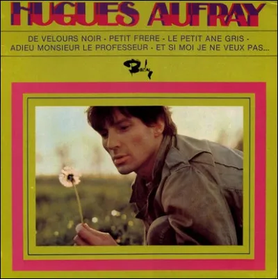En quelle année Hugues Aufray sort-il la chanson "Adieu monsieur le professeur" ?