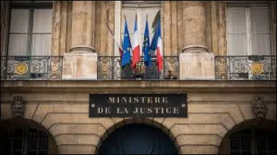 En France, où se trouve le ministère de la Justice ?