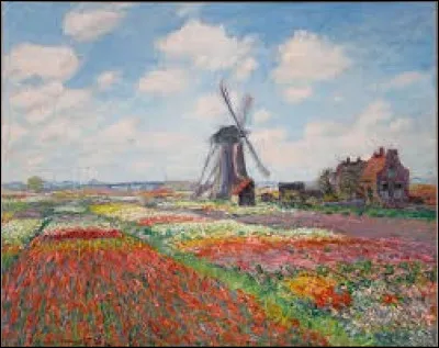 En 1886, quel impressionniste a réalisé cette toile intitulée ''Champs de tulipes, Hollande'' ?