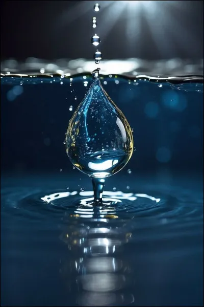 Quelle est la formule chimique de l'eau ?