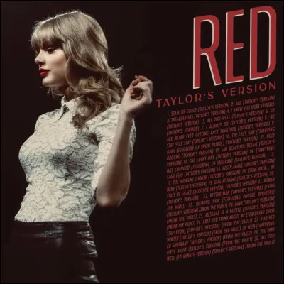 Quelle est la chanson la plus connue de lalbum "Red"