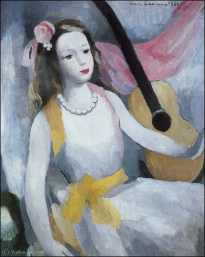 Qui a peint "femme à la guitare" ?