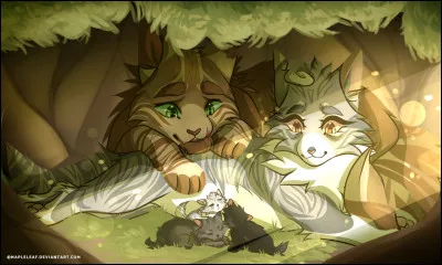 Tu viens du Clan du Tonnerre, tu as une vie paisible en tant qu'apprenti, mais soudain, le drame ! Tu découvres que ton mentor est en couple avec un chat d'un autre clan ! Que fais-tu ?