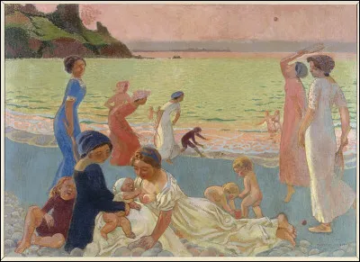 Et l'on termine avec ce "Soir de septembre", par l'artiste :