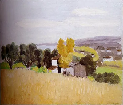 Qui a peint "Soir d'orage à Cagnes" ?