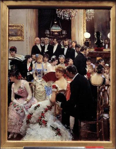 Sa toile s'intitule "Le Soir" :