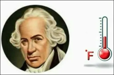 Quel et le nom de l'unité de mesure de température en F ?