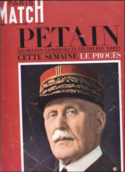 Procès : Comment se termine le procès du maréchal Pétain en 1945 ?