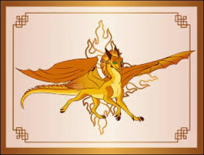 Sunny, dragonne mi-Aile de Nuit, a du sang très lointain d'Aile de Glace.