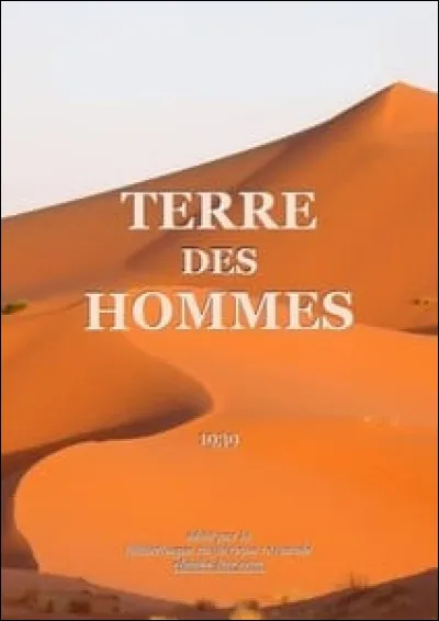 Le recueil ''Terre des hommes'' parait en février. Qui en est lauteur ?