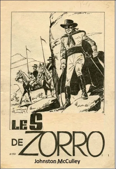 Quel est ce roman de Johnston McColley dont Don Diego de la Vega est le personnage central ?