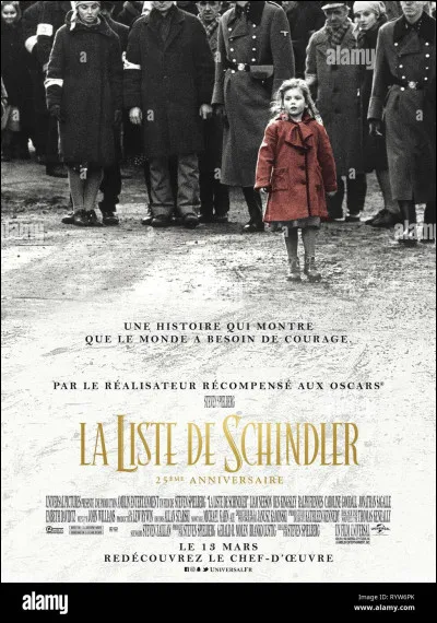 "La Liste de Schindler" est un film mis en s cène par Robert Zemeckis.