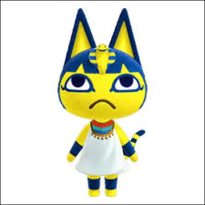 Quel est le nom de cette chatte égyptienne ?