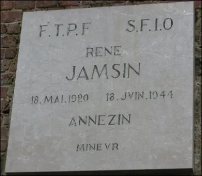 Ren&eacute; Jamsin est n&eacute; le 18 mai 1920 &agrave; Frohen-le-Petit (Somme), et fut fusill&eacute; le 18 juin 1944 &agrave; Arras (Pas-de-Calais). Mais quel m&eacute;tier exer&ccedil;ait-il ?