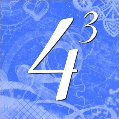 Quel est le cube de 4 ?