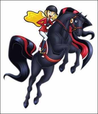 Dans quel dessin anim peut-on suivre les aventures de Scarlet, le cheval et de Sarah, sa jeune matresse ?