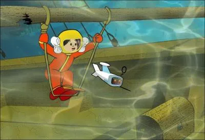 (Aventures ... ) Terminez le titre de ce dessin anim dans lequel Florin et Anca, deux enfants, partaient  l'aventure dans leur sous-marin :