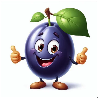 Quelle image ne représente pas une prune ?