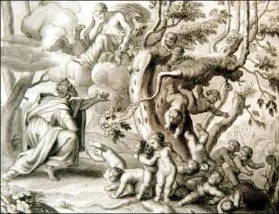 Eaque vivait seul sur l'le d'Egine. Il demanda  Zeus, son pre, de peupler l'le qui changea les fourmis (myrmekes en grec) en hommes. Eaque devint donc roi de ce peuple qui prit le nom de :