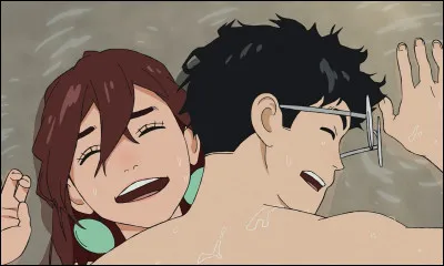 Quelle est la supposition de lamie de Momo lorsquelle apprend que celle-ci était à moitié nue avec Ken Takakura ?