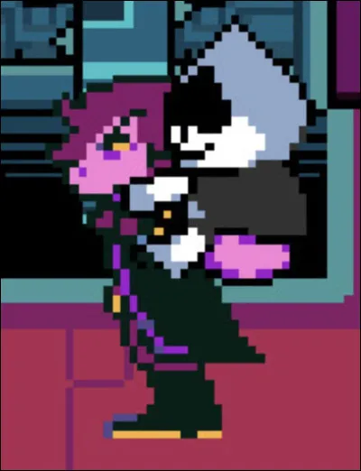 Cela ne fonctionne pas, et Lancer n'arrive pas &agrave; se relever, alors Susie le porte sur son dos.