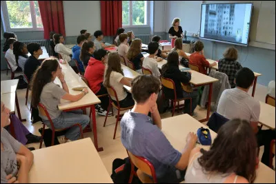 Dans ta classe, tu es :