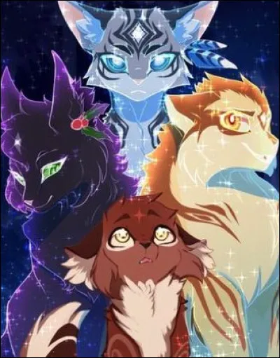 Lequel de ces chats n'apparait pas sur l'image ?