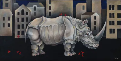 À quel genre théâtral appartient la pièce "Rhinocéros" d'Eugène Ionesco ?