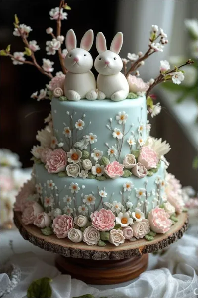 À quoi est destiné ce fabuleux gâteau décoré de manière artistique ?