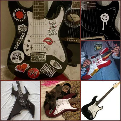 T'intéresses-tu à la guitare électrique ?